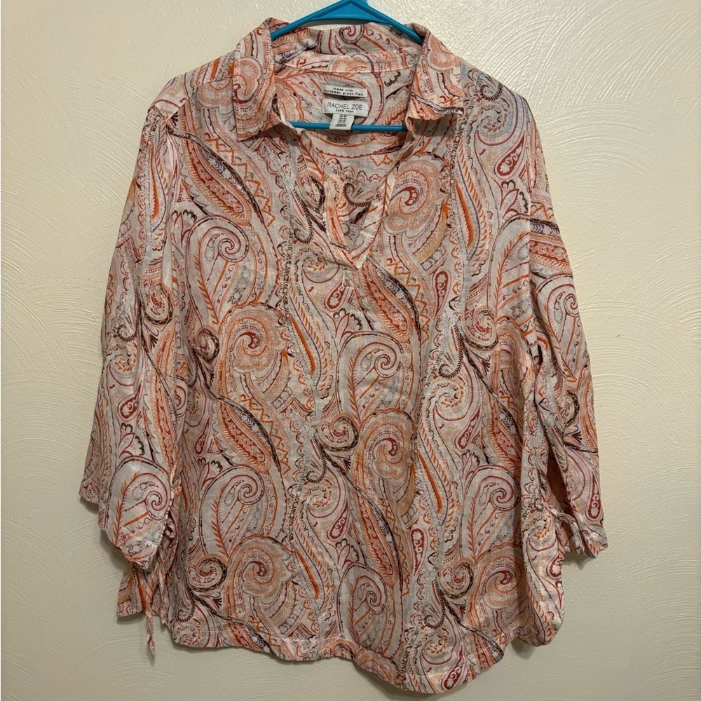 Rachel Zoe Multicolor Paisley Blouse